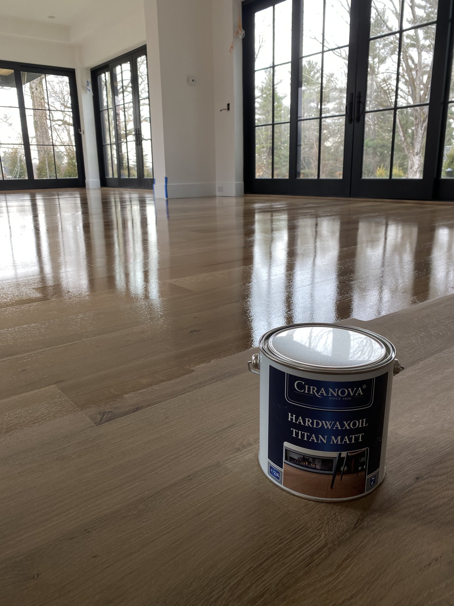 Custom flooring project by Kingdom Flooring