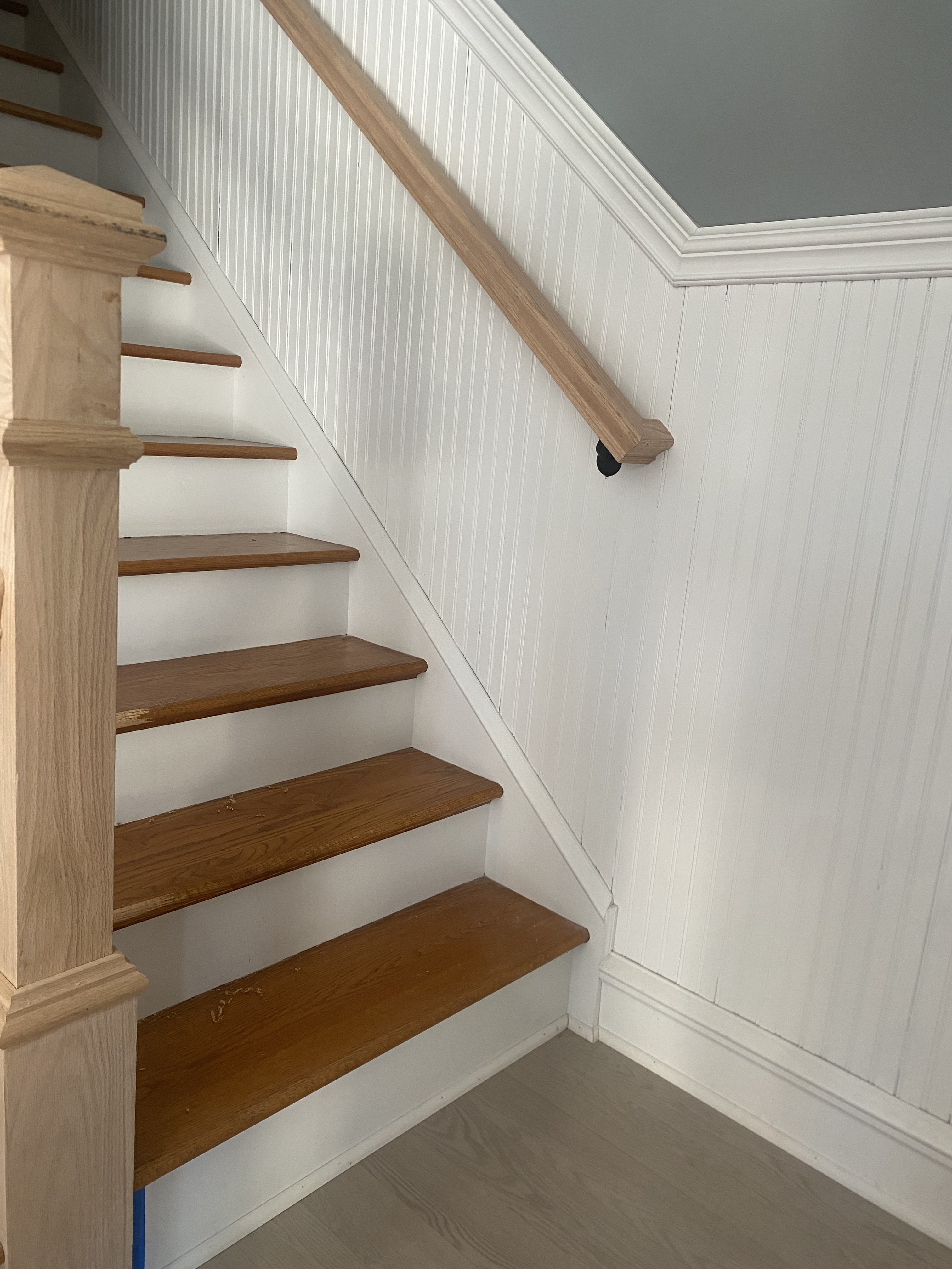 Custom staircase project by Kingdom Flooring