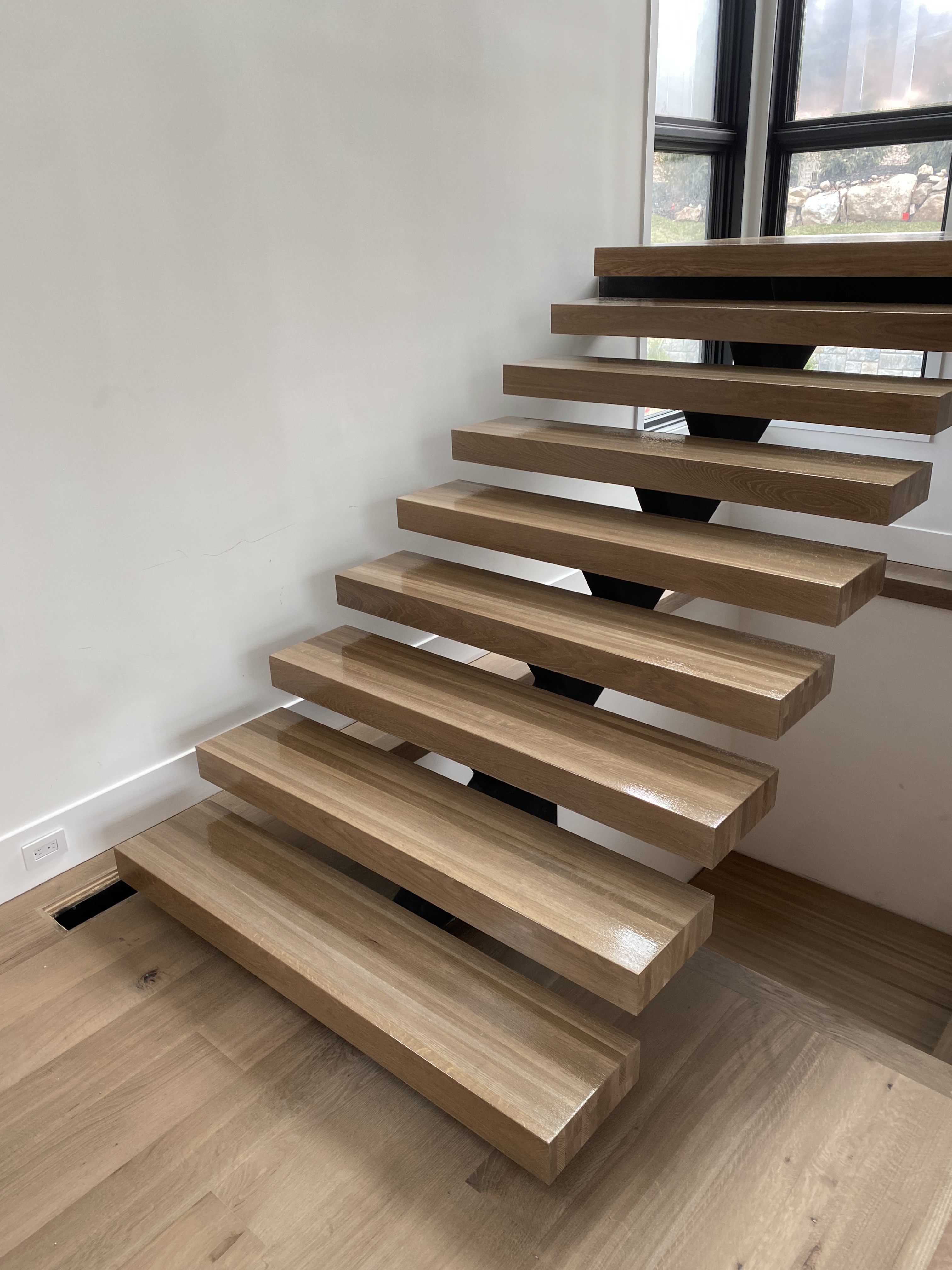 Staircase installation and refinishing project