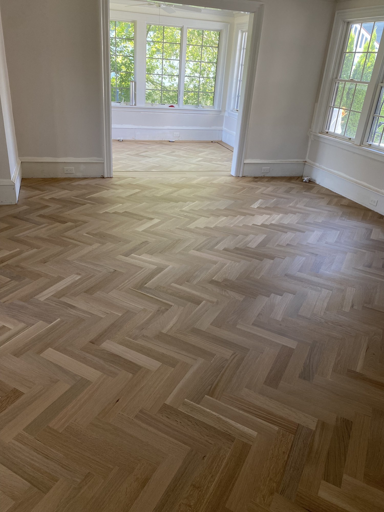 Custom flooring project by Kingdom Flooring
