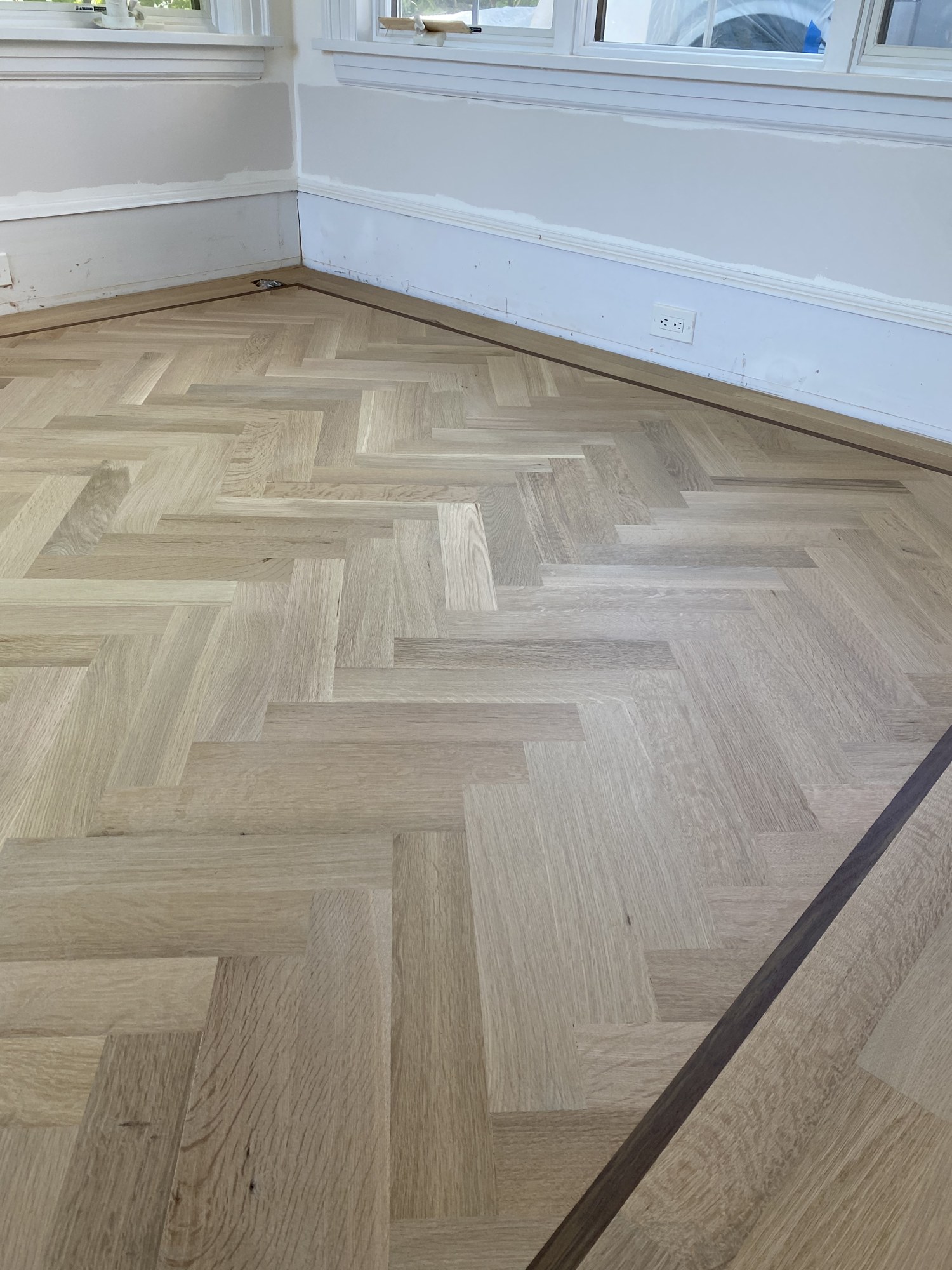 Custom flooring project by Kingdom Flooring